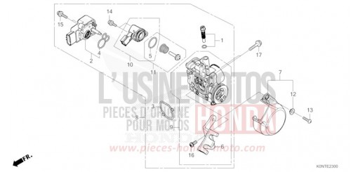 CORPO FARFALLATO CBF125MEFT di 2026